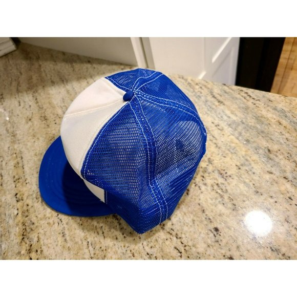 Vtg D/A Snapback Mesh Hat Cap Blue White. Dumb Ass or District Attorney - Picture 2 of 5